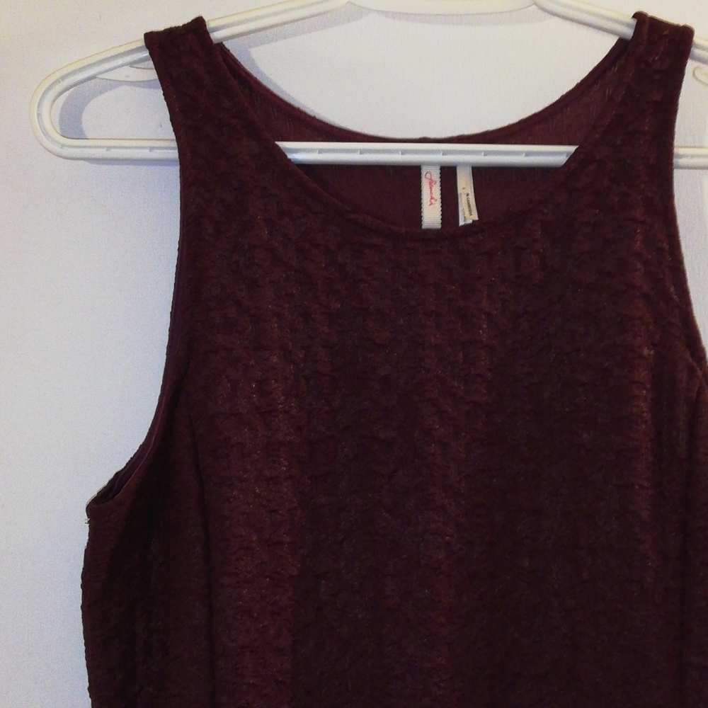 Deep purple dress